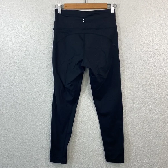 Zyia Momentum Black Moto 7/8 Leggings size 8-10 - Picture 6 of 10